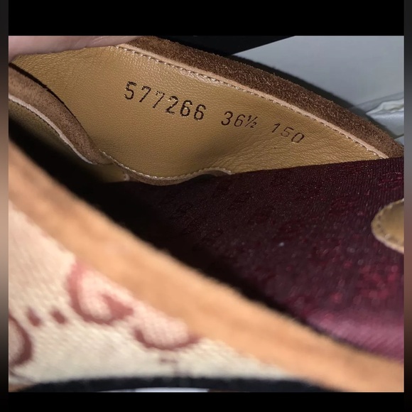 GUCCI GG canvas cross sandal Size 36.5 Women - Picture 3 of 4